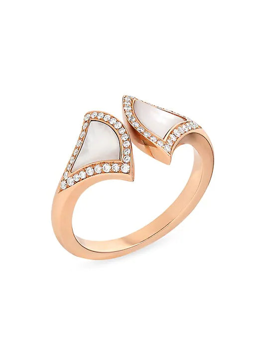 ˇSirae GemˇDREAM MOP DIAMOND OPEN RING