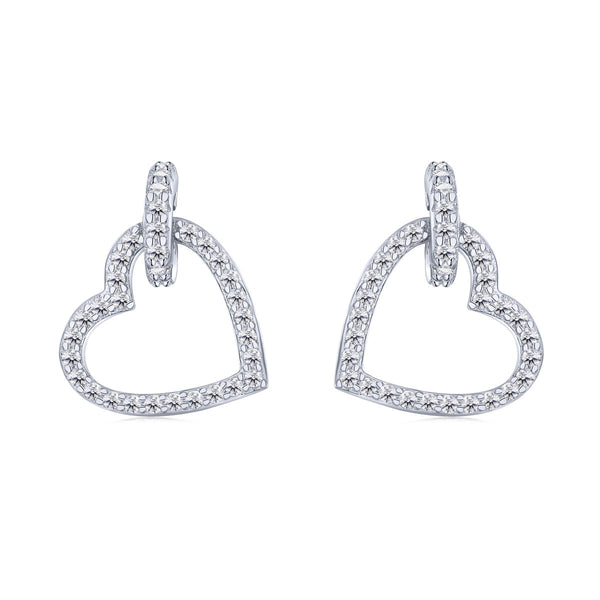 ˇSirae GemˇDainty Heart Shape Earrings