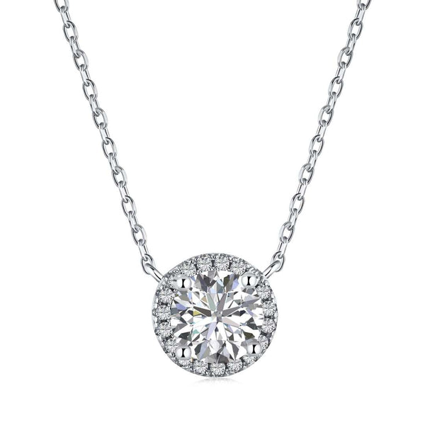 ˇSirae GemˇLuxurious Round Cut Necklace