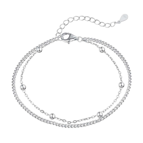 ˇSirae GemˇDelicate Bead Double Layer Bracelet