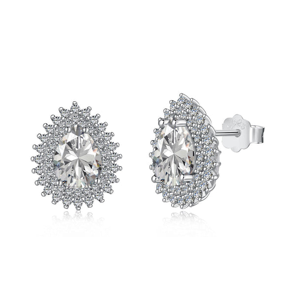 ˇSirae GemˇDelicate Gorgeous Pear Cut Daily Earrings