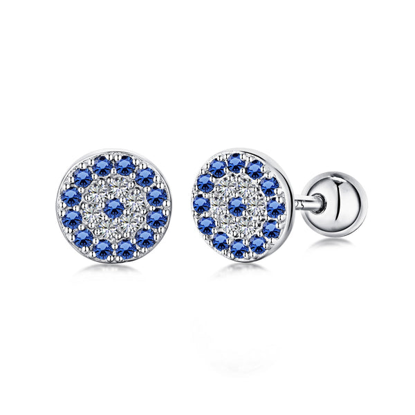 ˇSirae GemˇDevil's Eye Ear Bone Nail Earrings