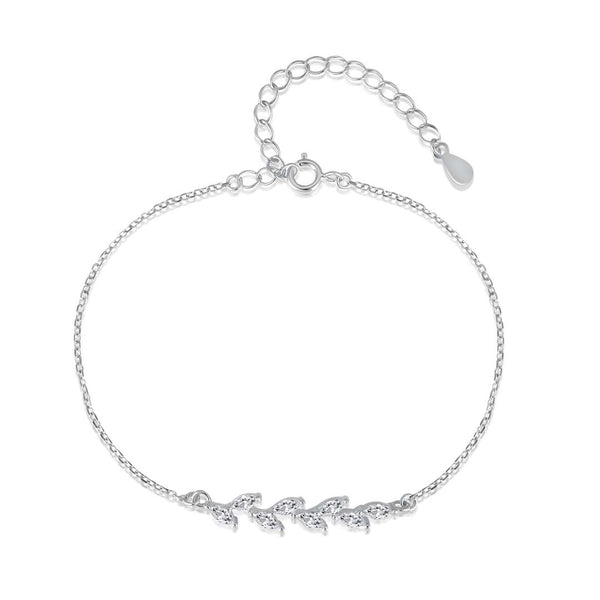 ˇSirae GemˇElegant Wheat Leaves Shape Bracelet