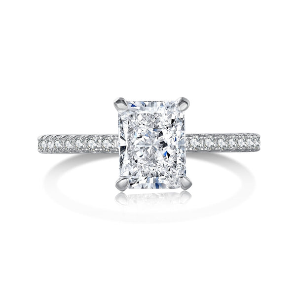 ˇSirae GemˇDazzling Sparkling Radiant Cut Party Ring