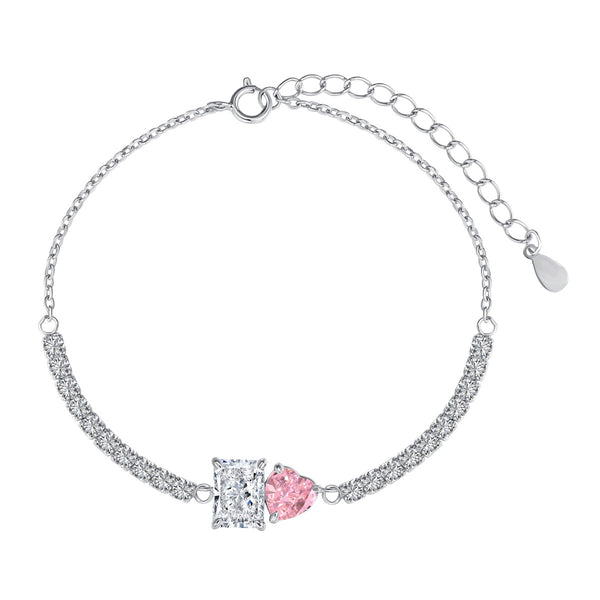 ˇSirae GemˇDazzling Unique Multi Shape Lover Bracelet