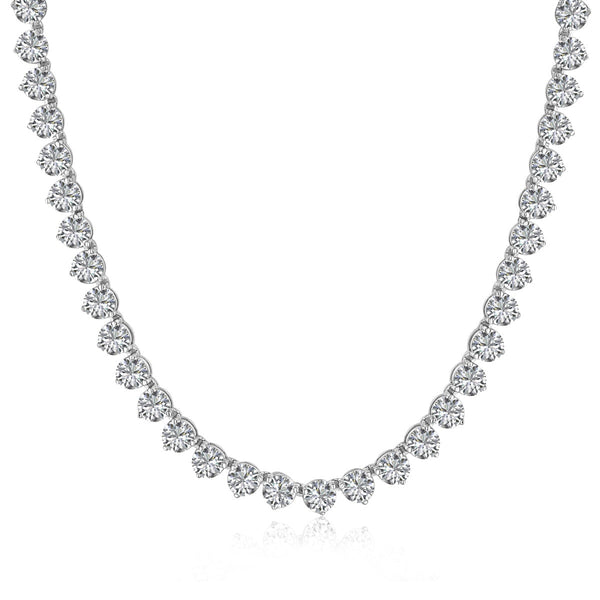 ˇSirae GemˇOrnate Heart Cut Tennis Necklace