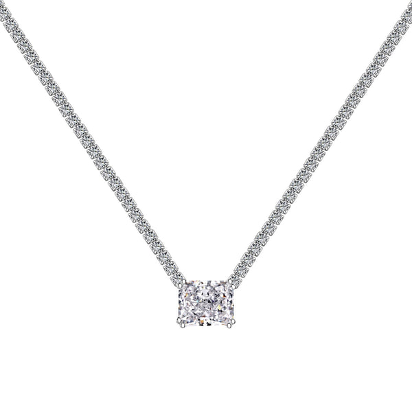 ˇSirae GemˇElegant Radiant Cut Necklace