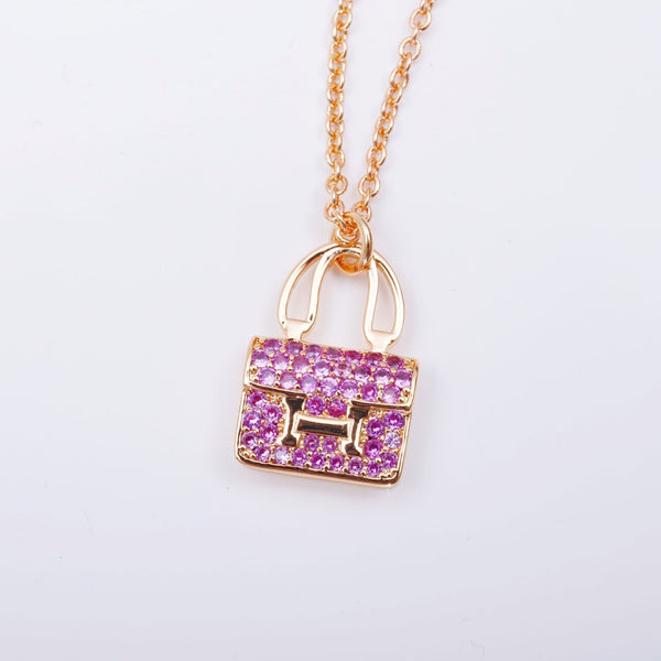 ˇSirae GemˇCONSTANCE PEDANT PURPLE DIAMOND NECKLACE