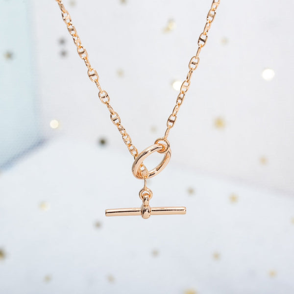 ˇSirae GemˇECHAPPEE NECKLACE PINK GOLD