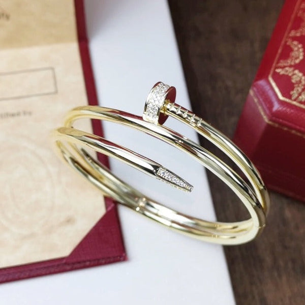 ˇSirae GemˇJUSTE BRACELET 3.5MM DOUBLE ROW DIAMOND