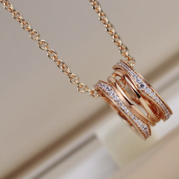 ˇSirae GemˇZERO 1 PINK GOLD NECKLACE