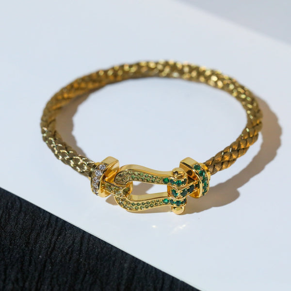 ˇSirae GemˇFORCE 10 GOLD GREEN DIAMOND PAVED
