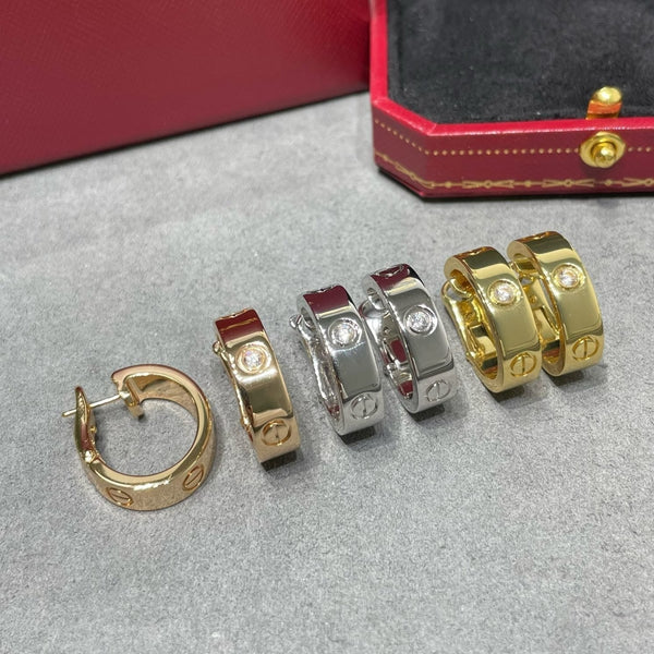 ˇSirae GemˇLOVE 5.5MM 1 DIAMOND EARRINGS