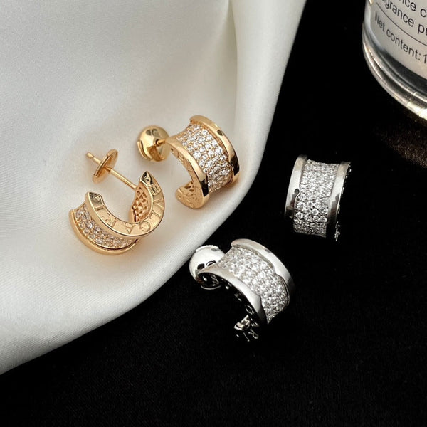 ˇSirae GemˇZERO 1 DIAMOND PAVED EARRINGS