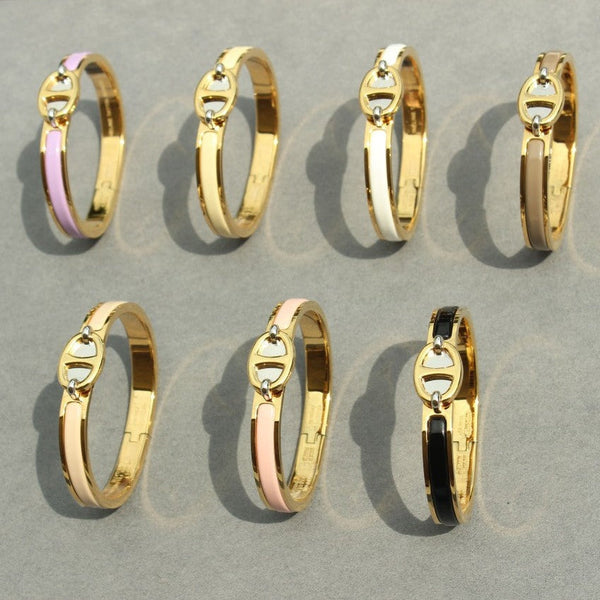 ˇSirae GemˇCLIC CHAINE GOLD BRACELET