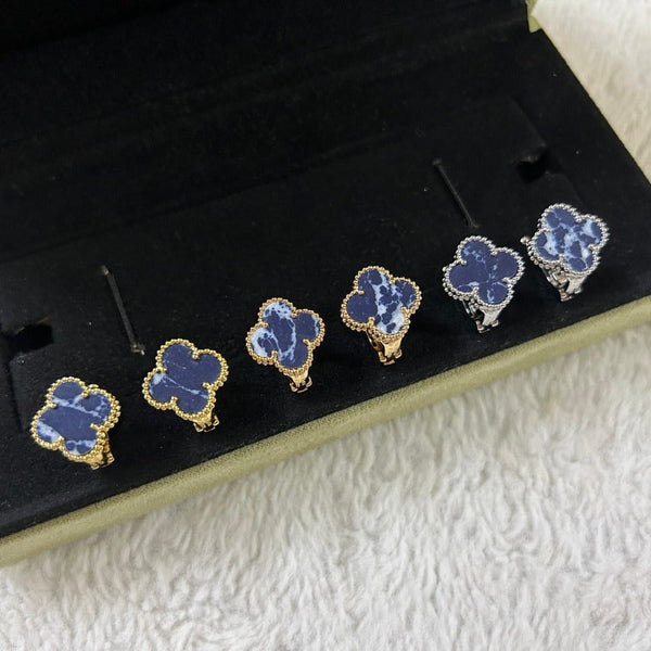 ˇSirae GemˇCLOVER PIETERSITE MEDIUM STUD EARRINGS