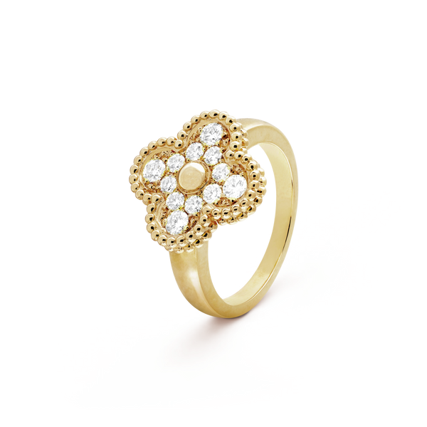 ˇSirae GemˇCLOVER DIAMOND RING