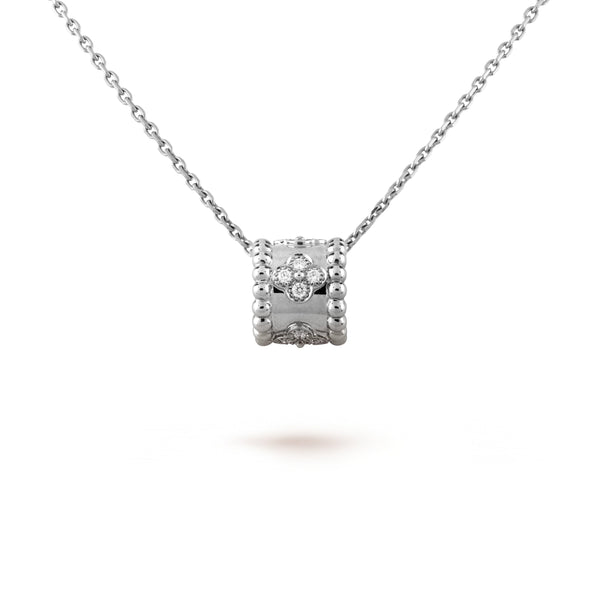 ˇSirae GemˇPERLEE PEDANT SIVLER DIAMOND NECKLACE