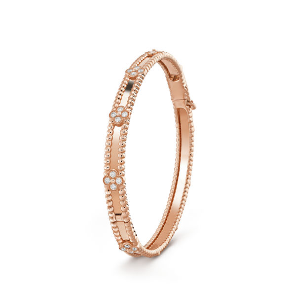 ˇSirae GemˇCLOVER BRACELET 4MM DIAMONDS