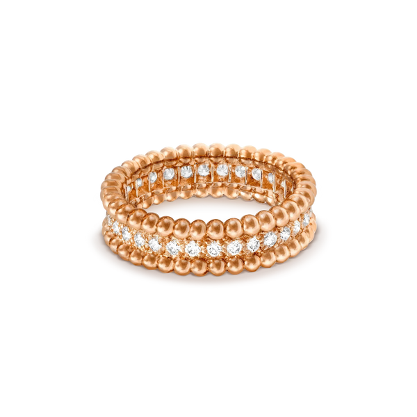 ˇSirae GemˇPERLEE DIAMOND ROSE GOLD RING