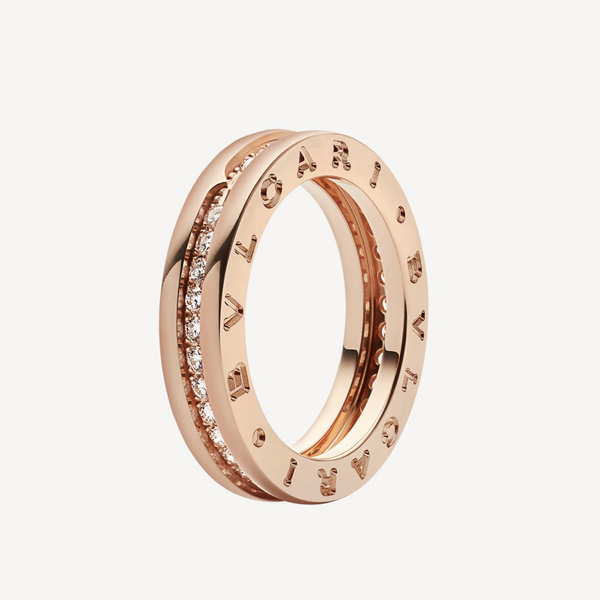ˇSirae GemˇZERO 1 ONE-BAND PAVED DIAMONDS ON THE SPIRAL RING