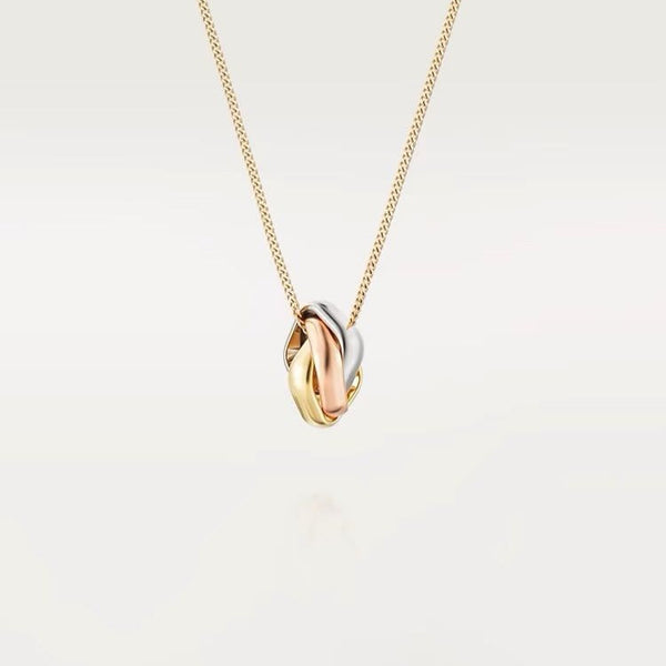 ˇSirae GemˇTRINITY NECKLACE GOLD SMALL MODEL