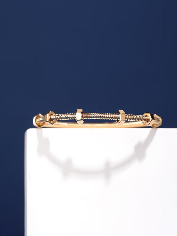 ˇSirae GemˇSCREW NUT BRACELET