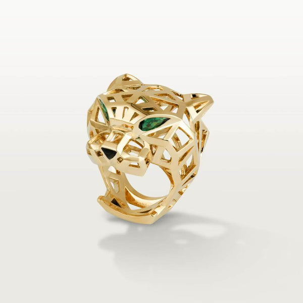 ˇSirae GemˇHOLLOW LEOPARD HEAD RING