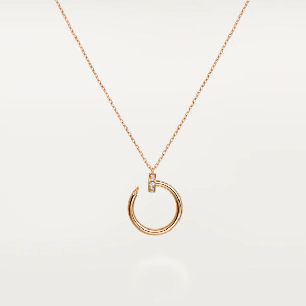 ˇSirae GemˇJUSTE NECKLACE PINK GOLD