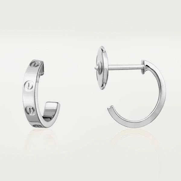 ˇSirae GemˇLOVE EARRINGS 2.65MM SILVER