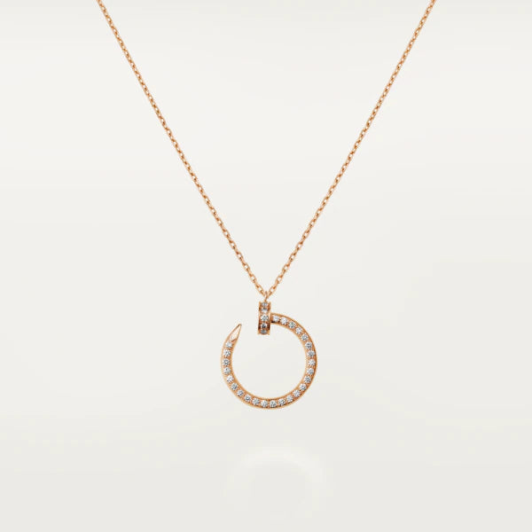 ˇSirae GemˇJUSTE NECKLACE PINK GOLD DIAMONDS