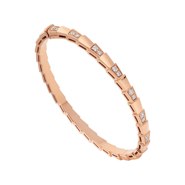 ˇSirae GemˇSERPENTI SMALL BRACELET PINK GOLD DIAMOND