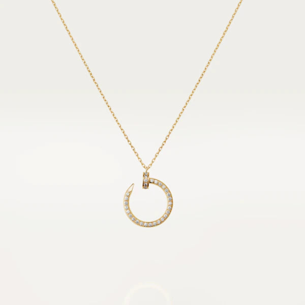ˇSirae GemˇJUSTE NECKLACE GOLD DIAMONDS
