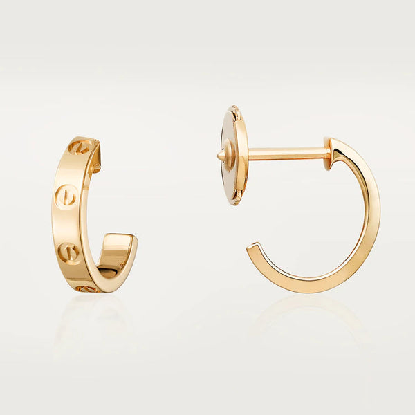ˇSirae GemˇLOVE EARRINGS 2.65MM PINK GOLD