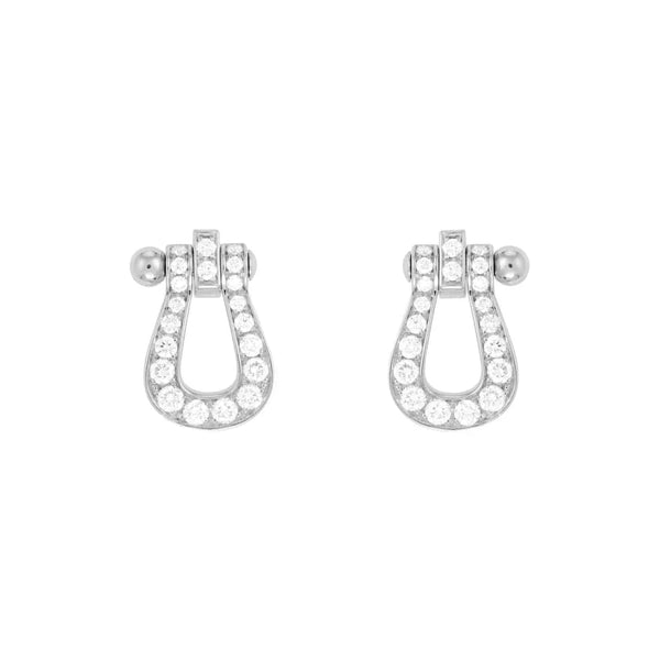 ˇSirae GemˇFORCE 10 FULL DIAMOND STUD EARRINGS MINI MODEL
