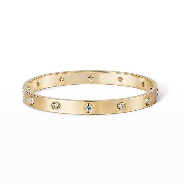 ˇSirae GemˇLOVE BRACELET 6.1MM 10 DIAMONDS