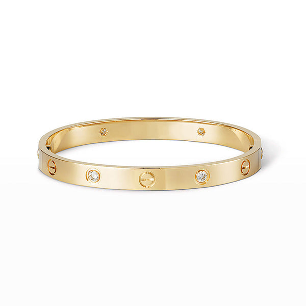 ˇSirae GemˇLOVE BRACELET 6.1MM 4 DIAMONDS