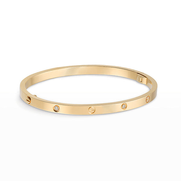 ˇSirae GemˇLOVE BRACELET 3.65MM 6 DIAMONDS