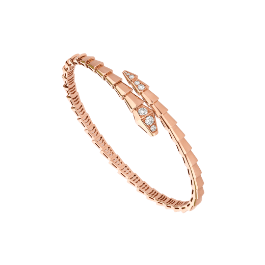 ˇSirae GemˇSERPENTI BRACELET DIAMONDS PINK GOLD