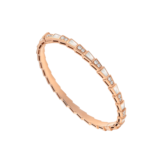 ˇSirae GemˇSERPENTI BRACELET PINK GOLD MOP DIAMOND