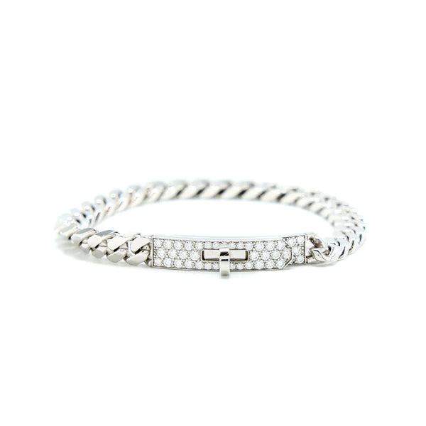 ˇSirae GemˇKELLY CHAIN SILVER DIAMOND BRACELET