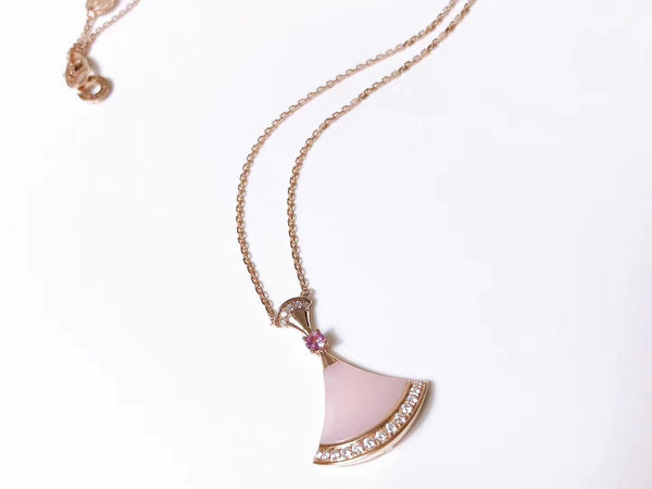 ˇSirae GemˇDREAM NECKLACE PINK MOP DIAMOND