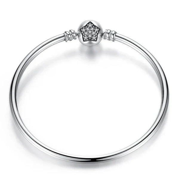 ˇSirae GemˇSnake Chain Bangle & Bracelet Pave Setting