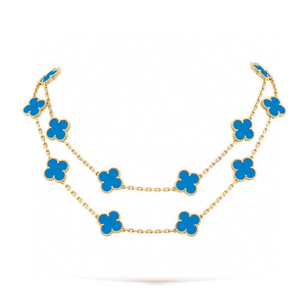 ˇSirae GemˇCLOVER 20 MOTIFS TURQUOISE GOLD