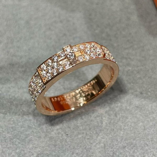 ˇSirae GemˇKELLY PINK GOLD DIAMOND RING