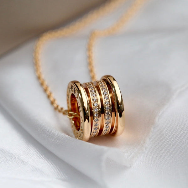 ˇSirae GemˇZERO 1 PINK GOLD DIAMOND NECKLACE