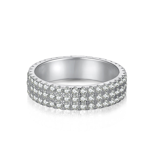 ˇSirae GemˇDainty Round Cut Tennis Ring