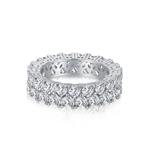 ˇSirae GemˇSparkling Full Heart Ring