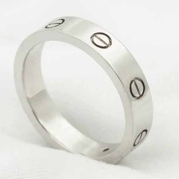 ˇSirae GemˇLOVE RING 4MM 1 DIAMOND SILVER