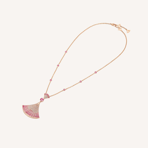 ˇSirae GemˇDREAM NECKLACK DIAMOND PINK GOLD